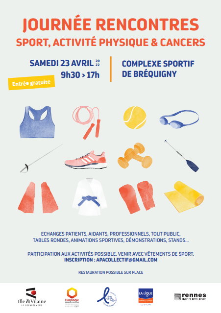 Journée Sport et Cancer Rennes 23 avril 2022